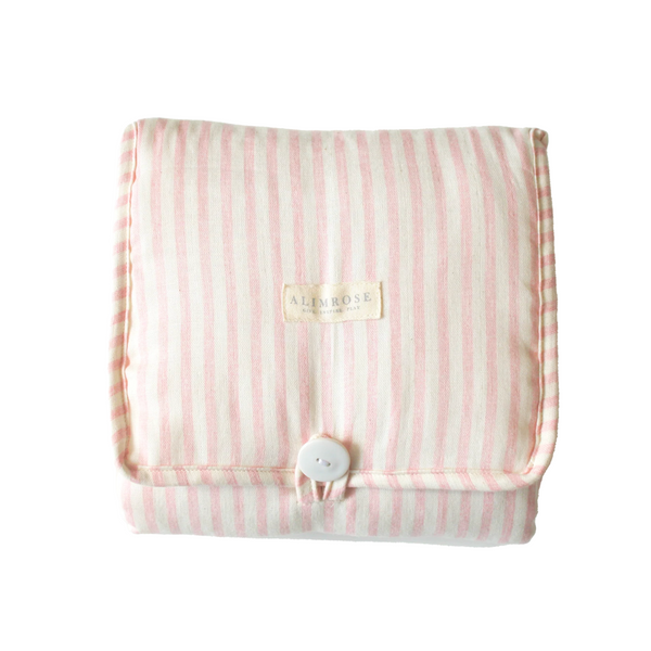 CHANGE MAT - PINK STRIPE