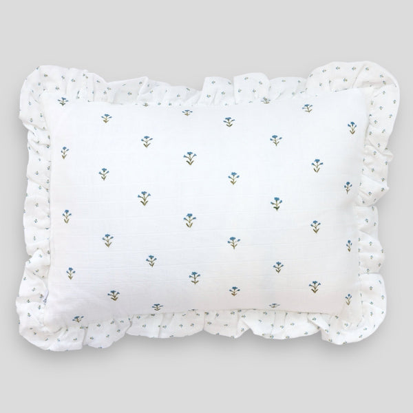 CUSHION - BLUE FLORAL