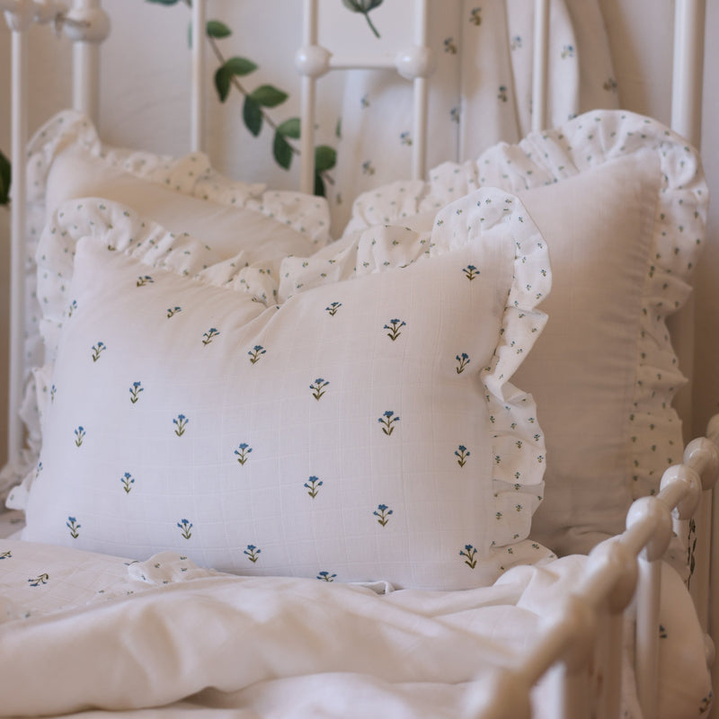 CUSHION - BLUE FLORAL
