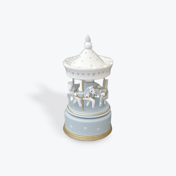 WOODEN MUSICAL HORSE CAROUSEL - LARGE – Studio B Shop