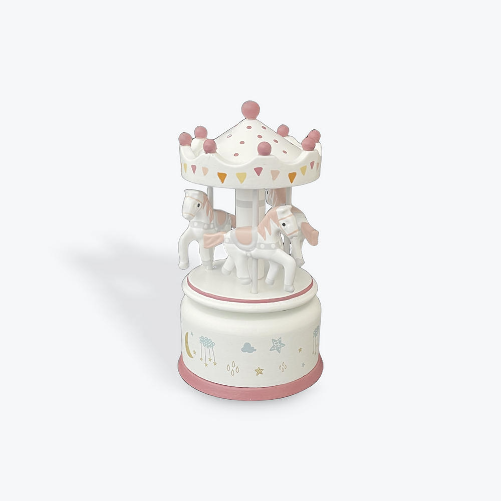 WOODEN MUSICAL HORSE CAROUSEL - SMALL – Studio B Shop