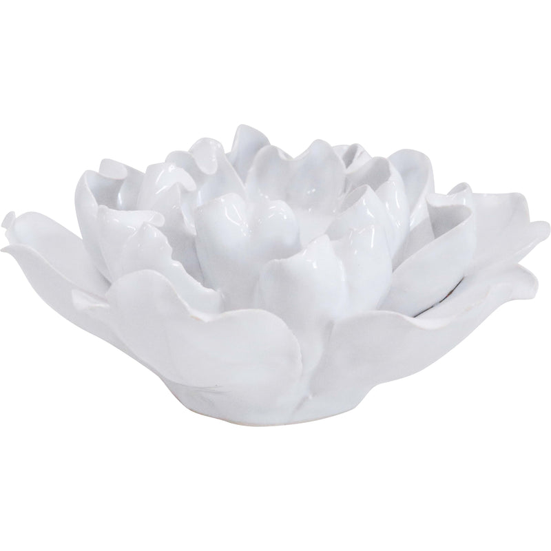 TEALIGHT HOLDER - WHITE