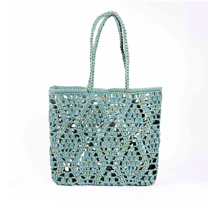 ANOUK CROCHET BAG - BLUE