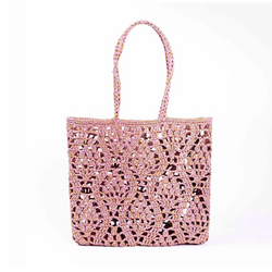 ANOUK CROCHET BAG - PINK