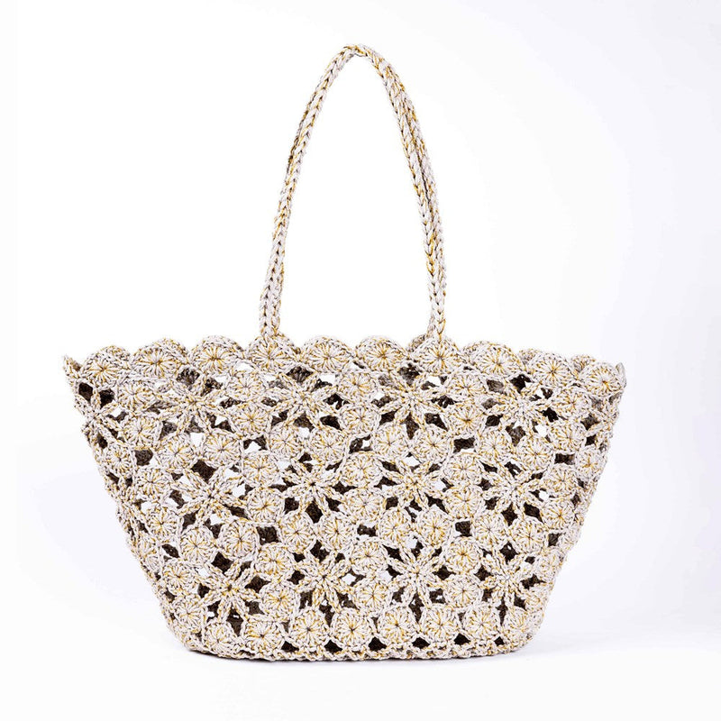 JANE CROCHET BAG - BEIGE