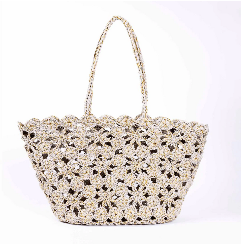 JANE CROCHET BAG - BEIGE