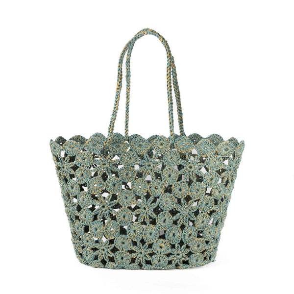 JANE CROCHET BAG - CELADON