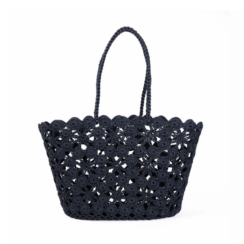 JANE CROCHET BAG - BLACK