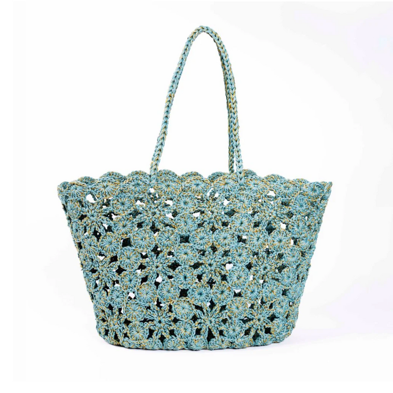 JANE CROCHET BAG - BLUE