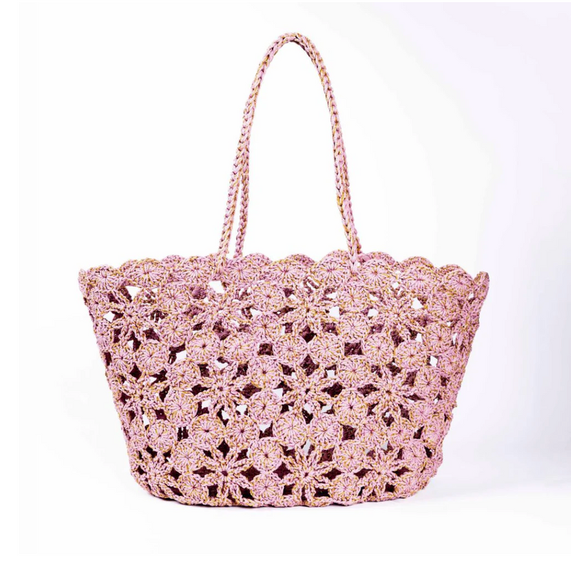 JANE CROCHET BAG - PINK