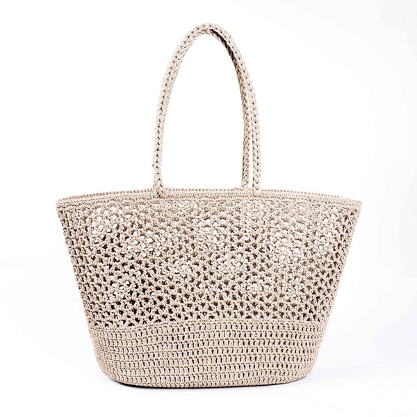ROMY CROCHET BAG - BEIGE