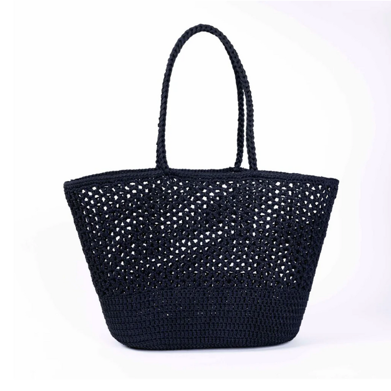 ROMY CROCHET BAG - BLACK