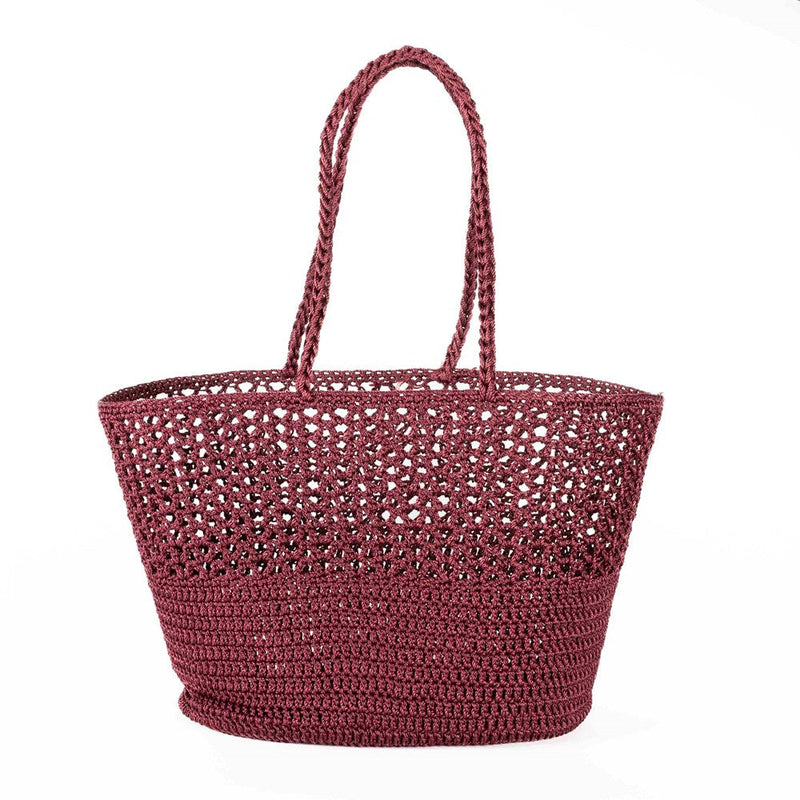 ROMY CROCHET BAG - BORDEAUX